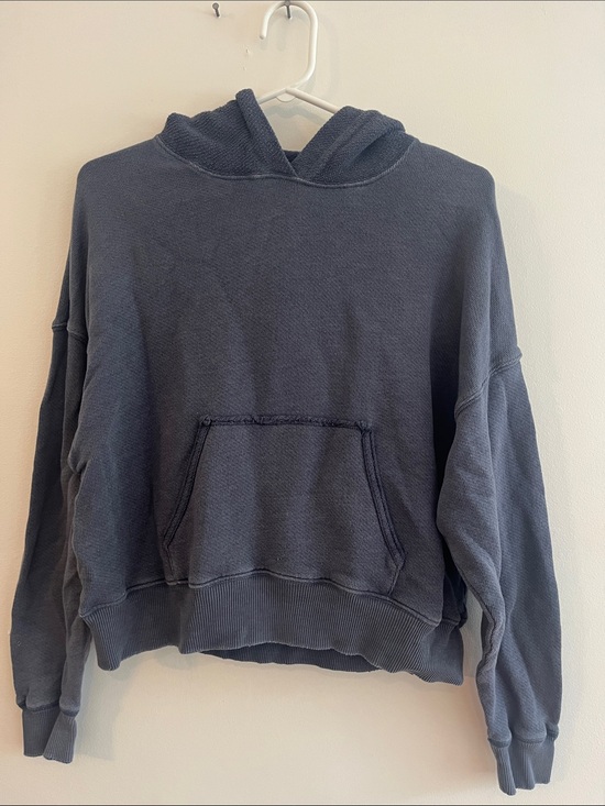 American Eagle Outfitters Sweaters - American Eagle Outfitters Washed Navy Blue Crewneck Hoodie